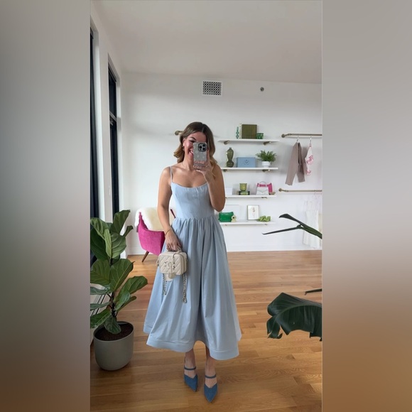 House of CB Lolita soft blue corset sundress - Picture 3 of 10